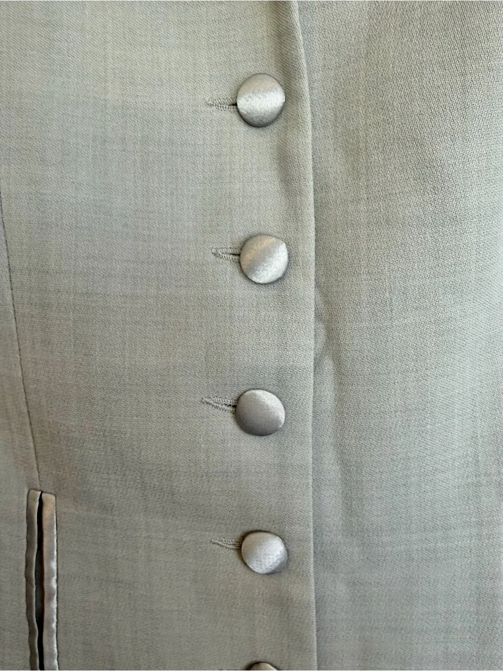 VTG 90s Olivier Lapidus pour Ted Lapidus Paris Wool Skirt Suit - EU 36/38